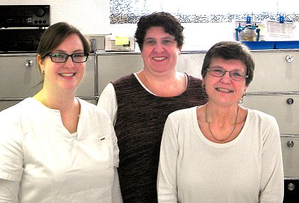 Ihre Ansprechpartnerinnen bei Terminen und Abrech&shy;nungs&shy;fragen